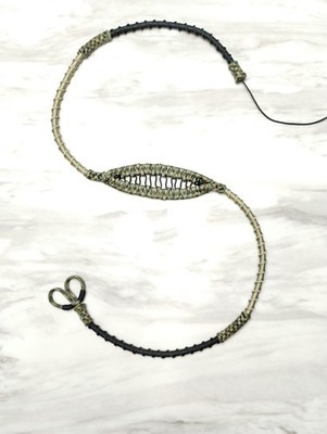 48'' 550 And 95 Paracord Shepherd Rock Sling With Adjustable Finger Loops