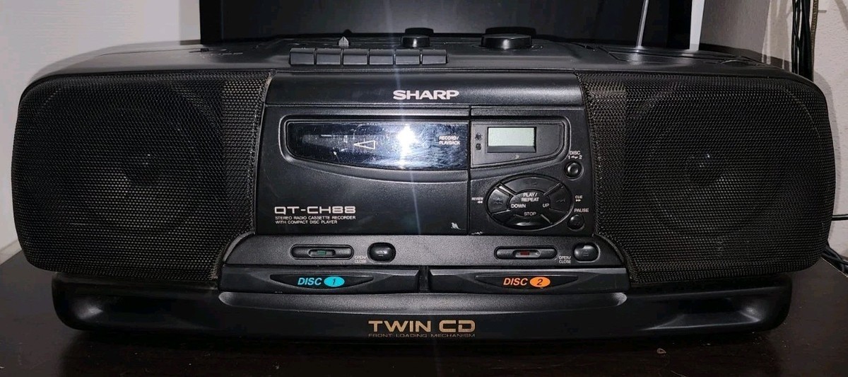 Sharp QT-CH88 Portable Boombox As Seen on The Sopranos ***For