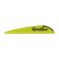 100 Pack NAP Quik Spin 2.25" Premium Performance Arrow Vanes: Yellow