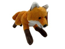 Giocattolo In Peluche Volpe Corsa Lunghezza 23 Cm Arancione 1017043