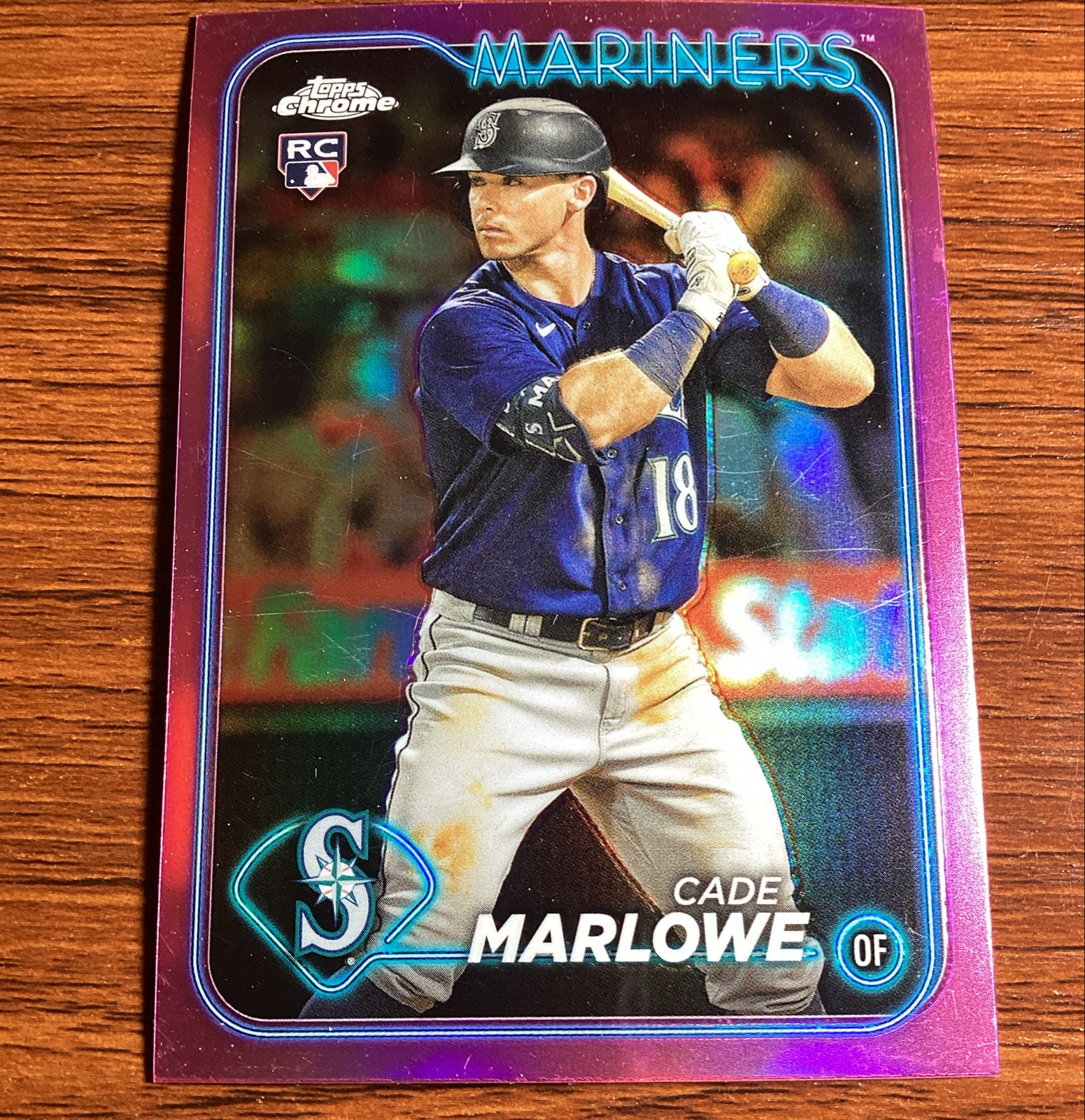 2024 Topps Chrome - Cade Marlowe #266 Pink Refractor (RC)