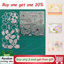 Simply Beautiful Cutting Dies Stamps Sets,Scrapbooking Embossing Paper Stencils