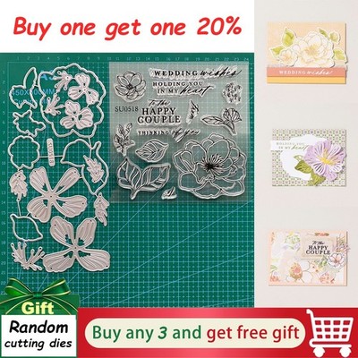 Simply Beautiful Cutting Dies&Stamps Sets,Scrapbooking Embossing Paper Stencils