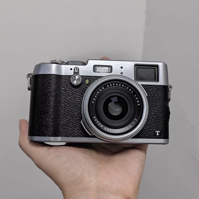 Fujifilm X100T 16.3MP Compact Digital Camera Silver FX-X100T | eBay