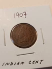 United States Indian Head Penny 1907