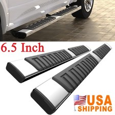 Silver Running Boards For 2005-2023 Toyota Tacoma Double Cab Side Step Nerf Bars