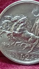 2 Lire "QUADRIGA BRIOSA" del 1916  "STUPENDA AL 98% IN FDC )