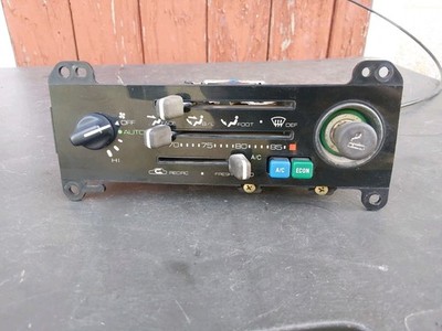 85-86 Toyota MR2 Climate Control w/ Faceplate & Cables - MK1a Automatic Air