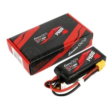 Gens Ace 1400mAh, 11.1V, 60C 3S1P Li-Po Battery Pack w XT60 Plug (GEA14003S60X6)
