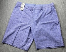 Adidas Ultimate 365 Printed Blue Spark Men's Golf Shorts IX2028 W38 L10 NWT