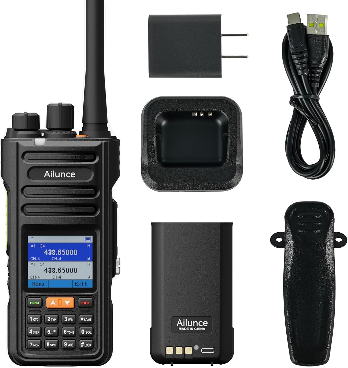 Ailunce HA2 Handheld Ham Radio IP67 Waterproof Bluetooth APP Control APRS/GPS