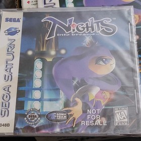 SEGA NiGHTS into Dreams... Sega Saturn Action Adventure Flying K-A NTSC 1996