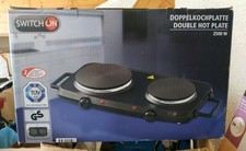 Doppel Kochplatte 2500W Kochfeld elektrische Herdplatte Elektroherd Camping 