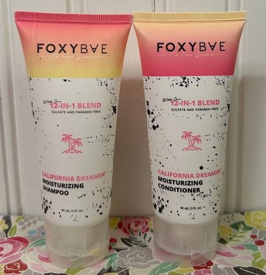 FOXYBAE 12-IN-1 BLEND CALIFORNIA DREAMIN' SHAMPOO & CONDITIONER 2 OZ SEALED