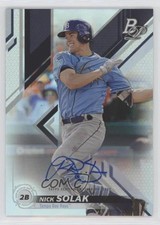 2019 Bowman Platinum Wal-Mart Top Prospects Auto Nick Solak #TOP-16 Auto nd3