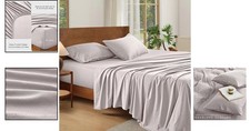 4Pcs Set Organic Linen Sheets Queen Size 100 French Linen from Normandy