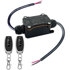 Remote Control Switch,Waterproof Switch DC 12/24/48 Volts 20A,Wireless 433 MH...