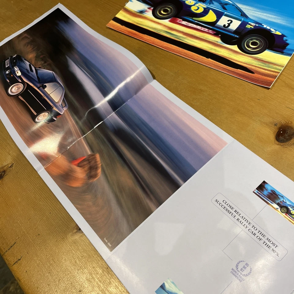 SUBARU IMPREZA Brochure and Price Spec Calatolgue 1998 UK Issue 555 - Image 2 of 4