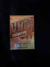 2018-19 Panini NBA Hoops Hot Signatures Jacque Vaughn #HS-JVG Hawks Autograph