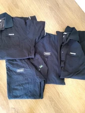 Reece Plumbing Works For You  T-Shirt - Men's Large  - Navy Blue Tradie Work Tee