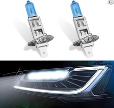 2pcs H1 Halogen Bulb 12v 100w Super Bright Xenon Headlight Bulbs For High Beam L