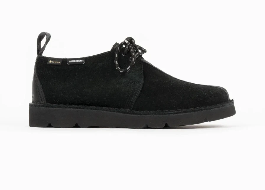 Clarks NEIGHBORHOOD Mens DESERT TREK Black Suede Gore Tex Shoe UK 8/EU 42/US 9 - Image 2 of 4