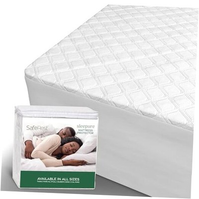 SafeRest Sleepure - Protector de colchón 100 % Viscosa de bambú King