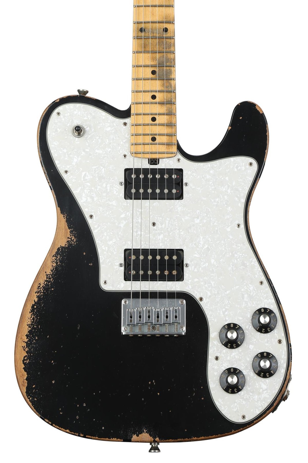 Электрогитара Friedman Vintage T Aged - черная с кленовым грифом