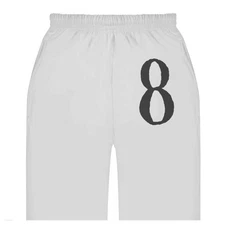 'Number 8' Adult Sweatpants / Joggers (JO015198)