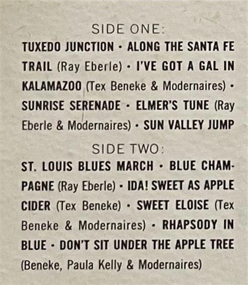 Tex Beneke Music Made Famous By Glenn Miller (Silver Jubilee Album) LP WB vg++ Foto 3 de 3