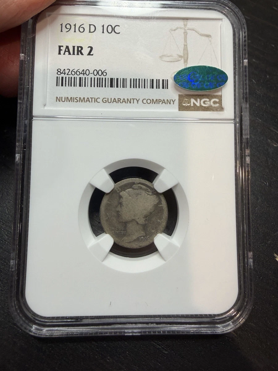 NGC & CAC Certified Mercury Dimes (1916-1945) for sale | eBay