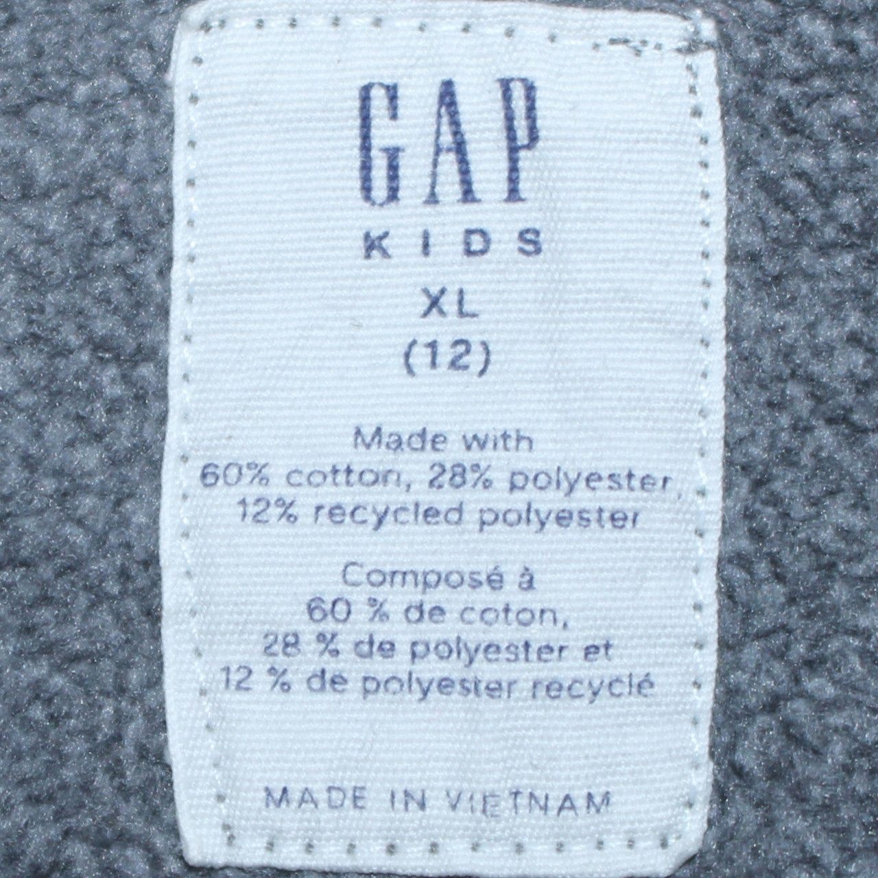 Gap Grey Hoodie Womens Xl image 6