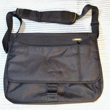Targus Safe Port Protection Laptop Messenger Bag Black Ballistic Nylon 16in