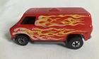 Hot Wheels Super Van Speed Machines Vintage 1974 Die Cast Red Flames Pls Read