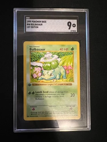 Bulbasaur 044/102 1st Edition Base Set (Shadowless) Regular