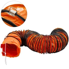 10 Inch x 25ft Flexible PVC Duct Hose for HVAC Blower Fan Exhaust Ventilation