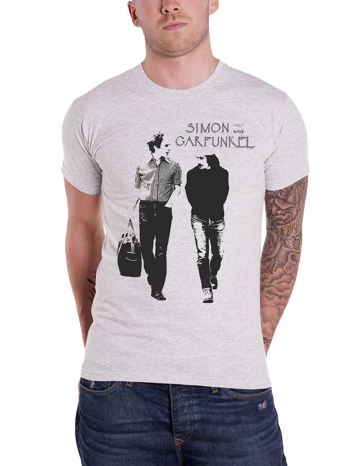 ALTRA T shirt Simon and Garfunkel logo da passeggio nuova ufficiale uomo Light Heather