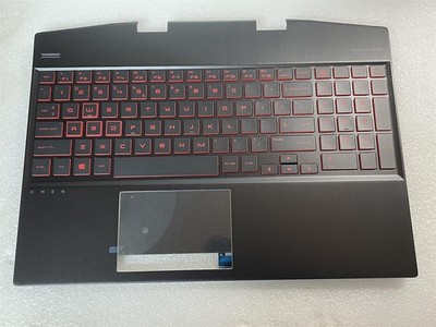 Für HP Omen 15-DH L61524-B31 US Englisch Int. Handauflage Tastatur Top Cover NEU