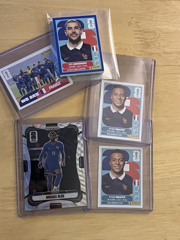 2026 FIFA World Cup Stickers Near Team Set FRANCE Mbappe, Doue RC, Olise 35 ⚽️