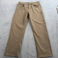 The Perfect Jean NYC Denkhaki Mens 31x28 Brown Stretch Comfort Casual Athletic
