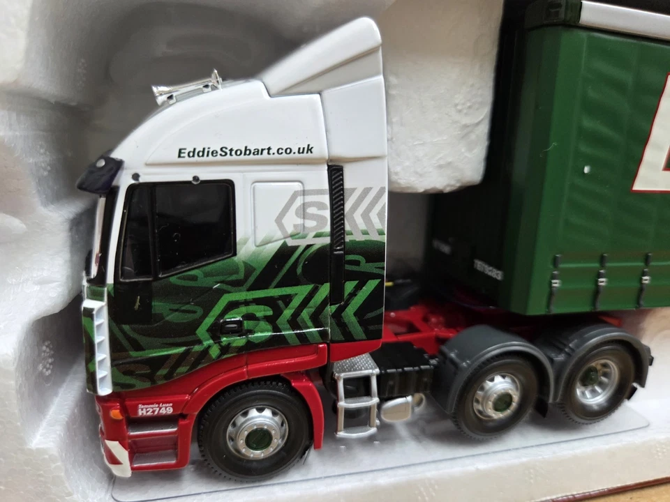 Corgi CC15002 Eddie Stobart Iveco Stralis Curtainsider 1:50 Truck Lorry Model - Image 4 of 4