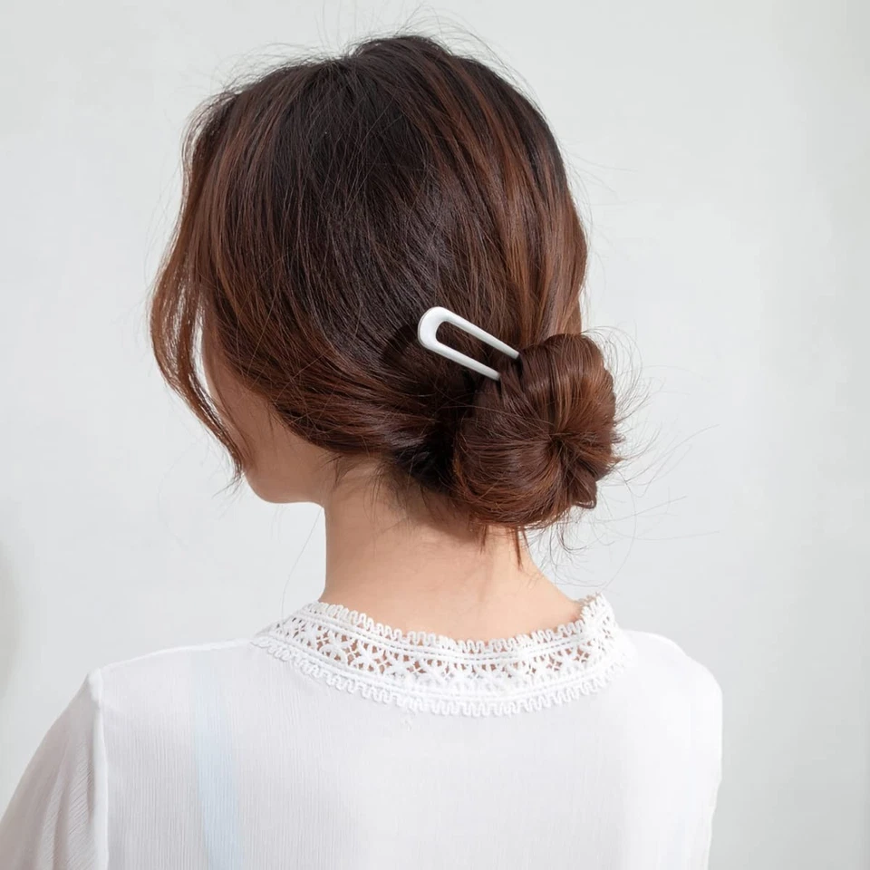 Adornos para el cabello Comfortis Kanzashi, alfileres en U, horquillas estilo japonés, en forma de U, S_ Foto 4 de 4