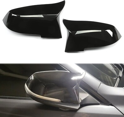 Glossy Black Mirror Replacement Cover Fits 11-17 F20 F21 120i 135i HATCHBACK