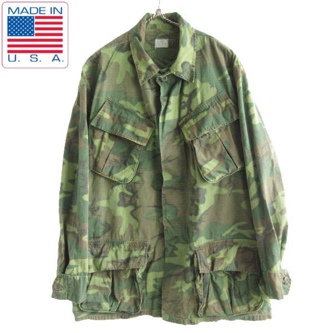 ジャケット・アウター US ARMY ERDL JUNGLE FATIGUE 1968s S-S Vintage 60s US Army Vietnam War Camo ERDL Jungle Jacket