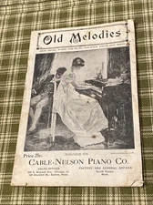 Antique 1908 Cable Nelson Piano Co FA Jenkins Honesdale Sheet Music Advertising