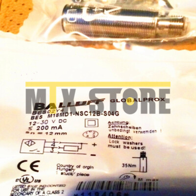 1PCS New BALLUFF BES M18MD1-NSC12B-S04G Sensor&Proximity Switch
