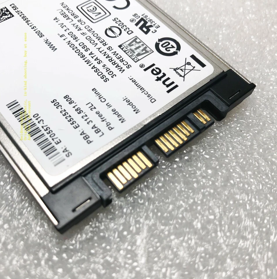 Intel 160GB SSDSA1M160G2GN 1.8" mSATA II SSD Solid State Drive - Image 2 of 4