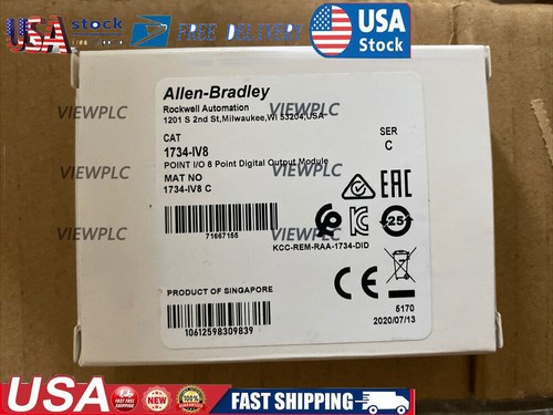 New Factory Sealed AB 1734-IV8 SER C POINT I/O 8 Point Digital Input Module