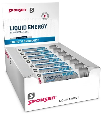 Sponser Liquid Energy Gel Pure Neutral Box 18 Tuben 70g