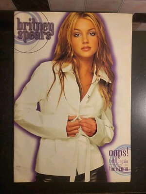 Britney Spears Oops I Did It Again 2000 Tour Program/1998 B&W